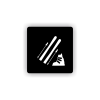 Cedule lyžárna | Piktogram (čtverec)
