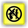 Piktogram - ZÁKAZ ZBRANÍ