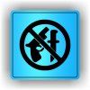 Cedule zákaz zbraní – plast (piktogram)