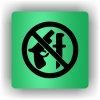 Cedule zákaz zbraní – plast (piktogram)