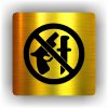 Piktogram - ZÁKAZ ZBRANÍ