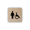 Cedule ženy/invalidé | Piktogram (čtverec)
