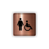 Cedule ženy/invalidé | Piktogram (čtverec)