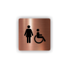 Cedule ženy/invalidé | Piktogram (čtverec)