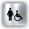 Cedule ženy/invalidé – plast (piktogram)
