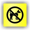Piktogram - ZÁKAZ VSTUPU PSŮ