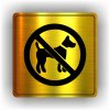 Piktogram - ZÁKAZ VSTUPU PSŮ
