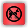 Piktogram - ZÁKAZ VSTUPU PSŮ