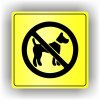 Piktogram - ZÁKAZ VSTUPU PSŮ