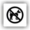 Piktogram - ZÁKAZ VSTUPU PSŮ