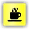 Cedule kavárna – plast (piktogram)