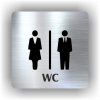 Cedule wc dámy a pánové – piktogram