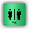 Piktogram - WC DÁMY A PÁNOVÉ