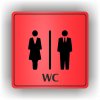 Piktogram - WC DÁMY A PÁNOVÉ