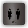 Piktogram - WC DÁMY A PÁNOVÉ