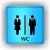 Piktogram - WC DÁMY A PÁNOVÉ