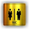 Piktogram - WC DÁMY A PÁNOVÉ