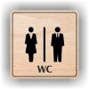 Piktogram - WC DÁMY A PÁNOVÉ