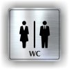 Piktogram - WC DÁMY A PÁNOVÉ