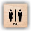 Piktogram - WC DÁMY A PÁNOVÉ
