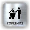 Cedule popelnice – plast (piktogram)