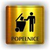 Cedule popelnice – plast (piktogram)
