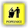 Cedule popelnice – plast (piktogram)