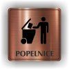 Cedule popelnice – plast (piktogram)
