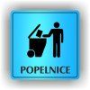 Cedule popelnice – plast (piktogram)