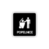 Cedule popelnice | Piktogram (čtverec)