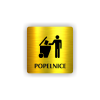 Cedule popelnice | Piktogram (čtverec)