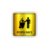 Cedule popelnice | Piktogram (čtverec)