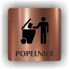 Cedule popelnice – plast (piktogram)