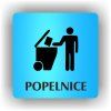 Cedule popelnice – plast (piktogram)