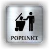 Cedule popelnice – plast (piktogram)