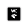 Cedule wc | Piktogram (čtverec)