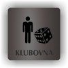 Cedule klubovna – plast (piktogram)