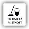Cedule technická místnost – plast (piktogram)