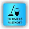 Cedule technická místnost – plast (piktogram)