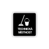 Cedule technická místnost | Piktogram (čtverec)