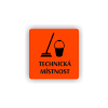 Cedule technická místnost | Piktogram (čtverec)
