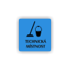Cedule technická místnost | Piktogram (čtverec)