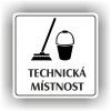 Cedule technická místnost – plast (piktogram)
