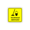 Cedule technická místnost | Piktogram (čtverec)