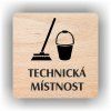 Cedule technická místnost – plast (piktogram)