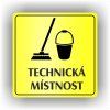 Cedule technická místnost – plast (piktogram)