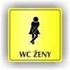 Cedule wc ženy – plast (piktogram)