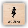 Piktogram - WC ŽENY