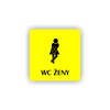 Cedule wc ženy | Piktogram (čtverec)