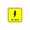 Cedule wc ženy | Piktogram (čtverec)